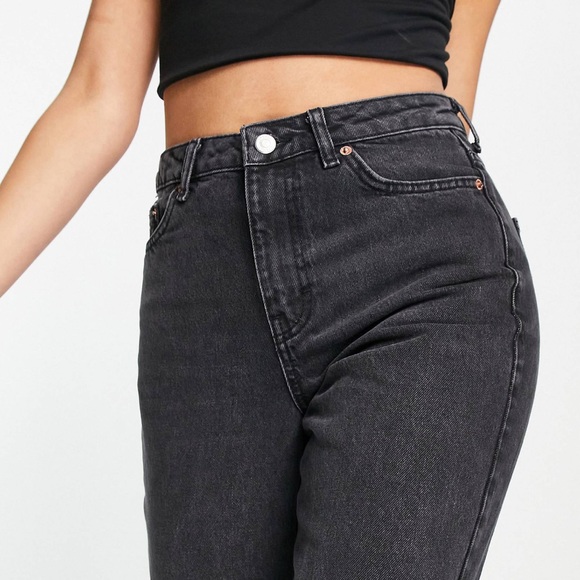 5/25$ Washed black mom jeans | Topshop - Picture 3 of 3